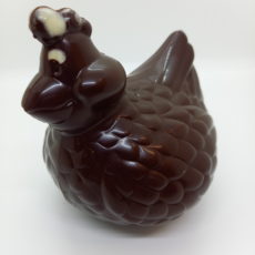 Poule ronde noir
