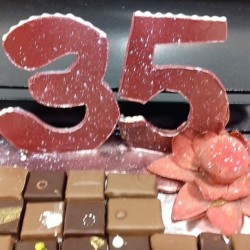 Décoration originale en chocolat Finistère