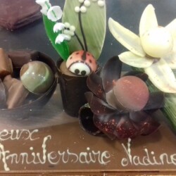Création chocolat pour anniversaire Carhaix