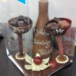 Oeuvre chocolat pour les mariages